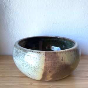 Vintage handmade pottery bowl